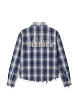 RAW CUT FLANNEL - BLUE