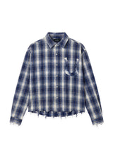 RAW CUT FLANNEL - BLUE