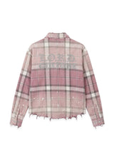 RAW CUT FLANNEL - PINK