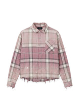 RAW CUT FLANNEL - PINK