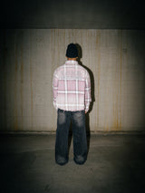 RAW CUT FLANNEL - PINK