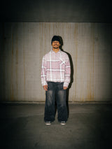 RAW CUT FLANNEL - PINK