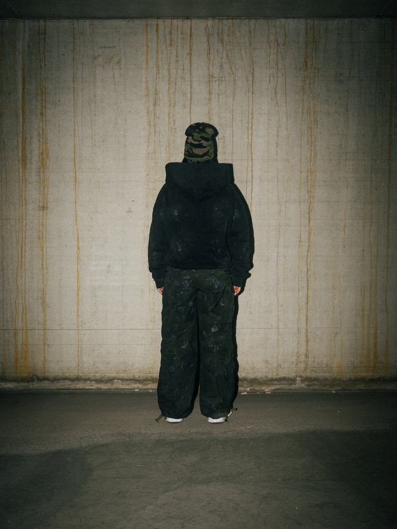 REPLICA ZIP-HOODIE - BLACK