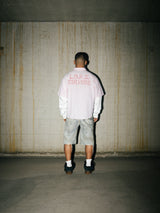 DOUBLE SLEEVE SHIRT – WHITE/PINK