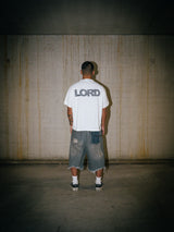 RAW EDGE DENIM SHORTS