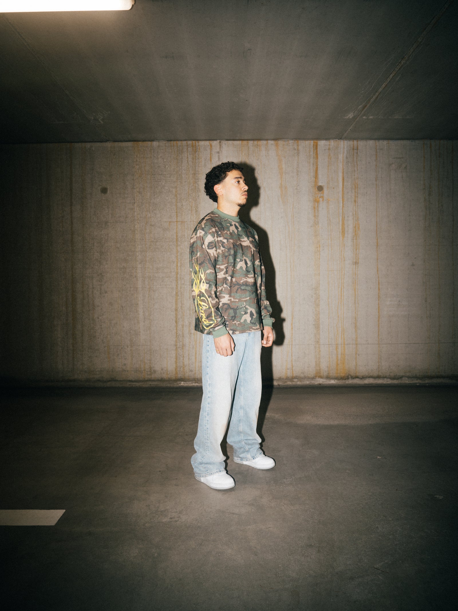 flexwitme CAMO THERMAL LONG TEE yoko S flexwitme CAMO THERMAL LONG