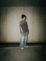 FLAME LONG SLEEVE - VINTAGE GRAY