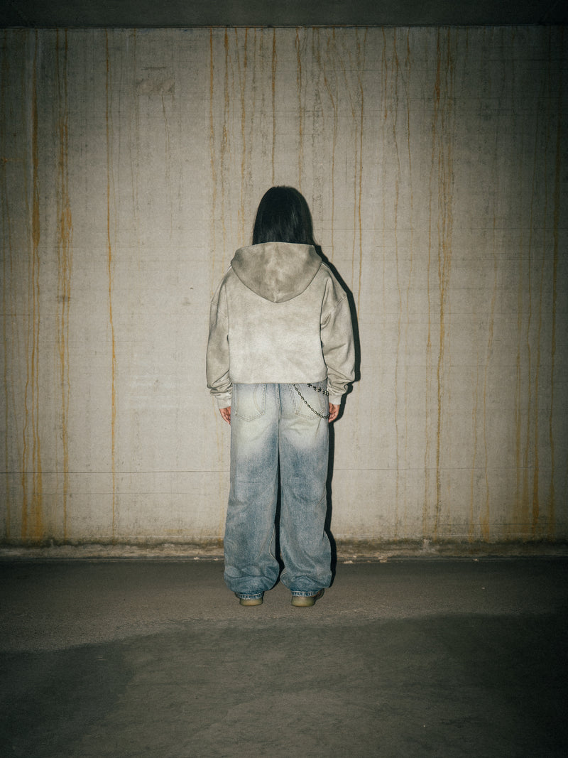 REPLICA ZIP-HOODIE - GRAY