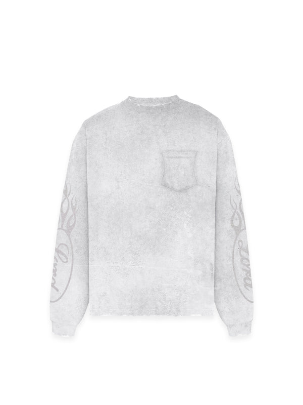 LONG SLEEVE TEE - DIRTY WHITE