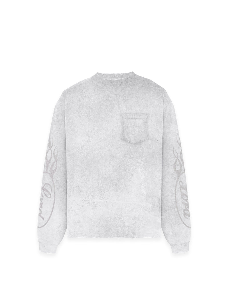 LONG SLEEVE TEE - DIRTY WHITE