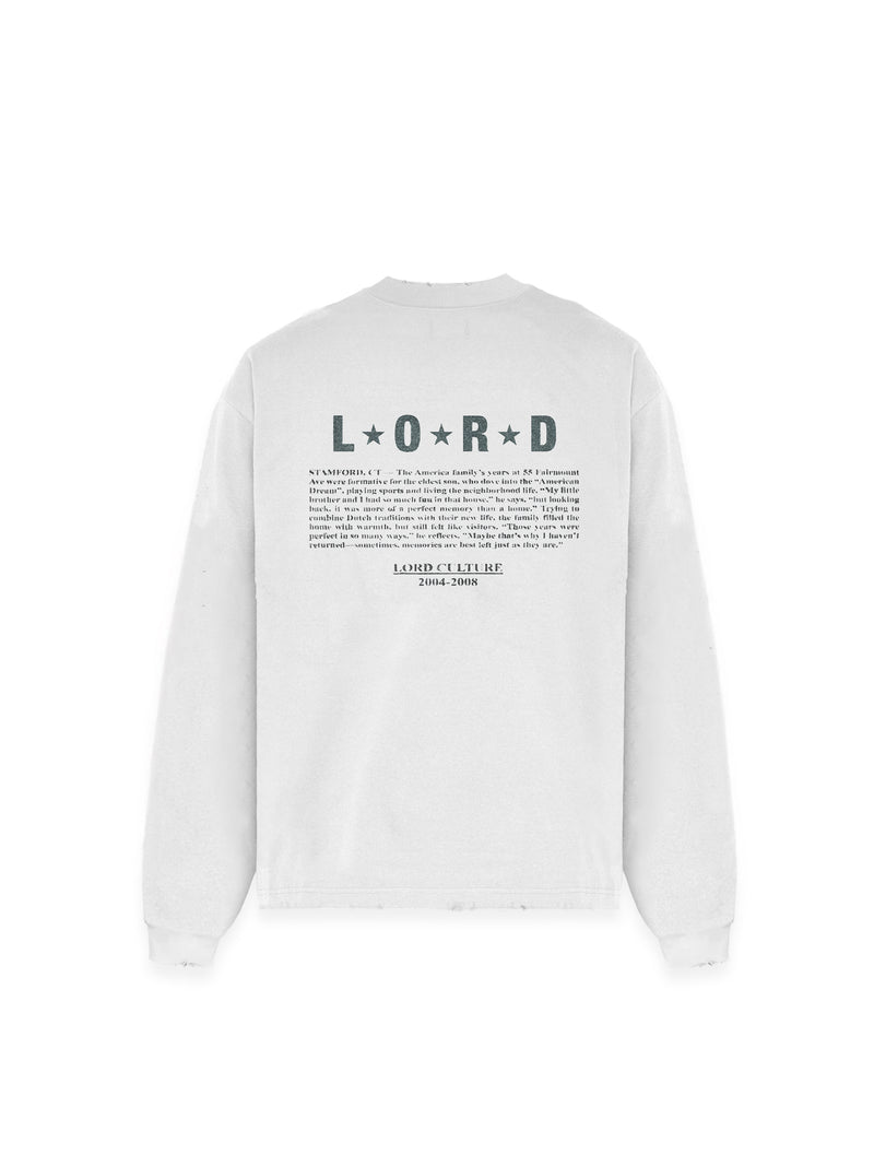 HERITAGE LONG SLEEVE - WHITE