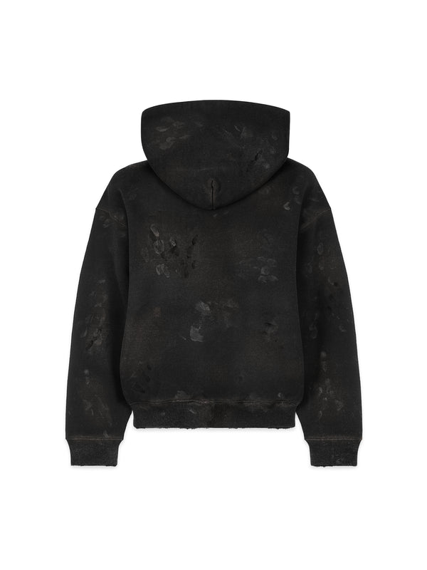 REPLICA ZIP-HOODIE - BLACK