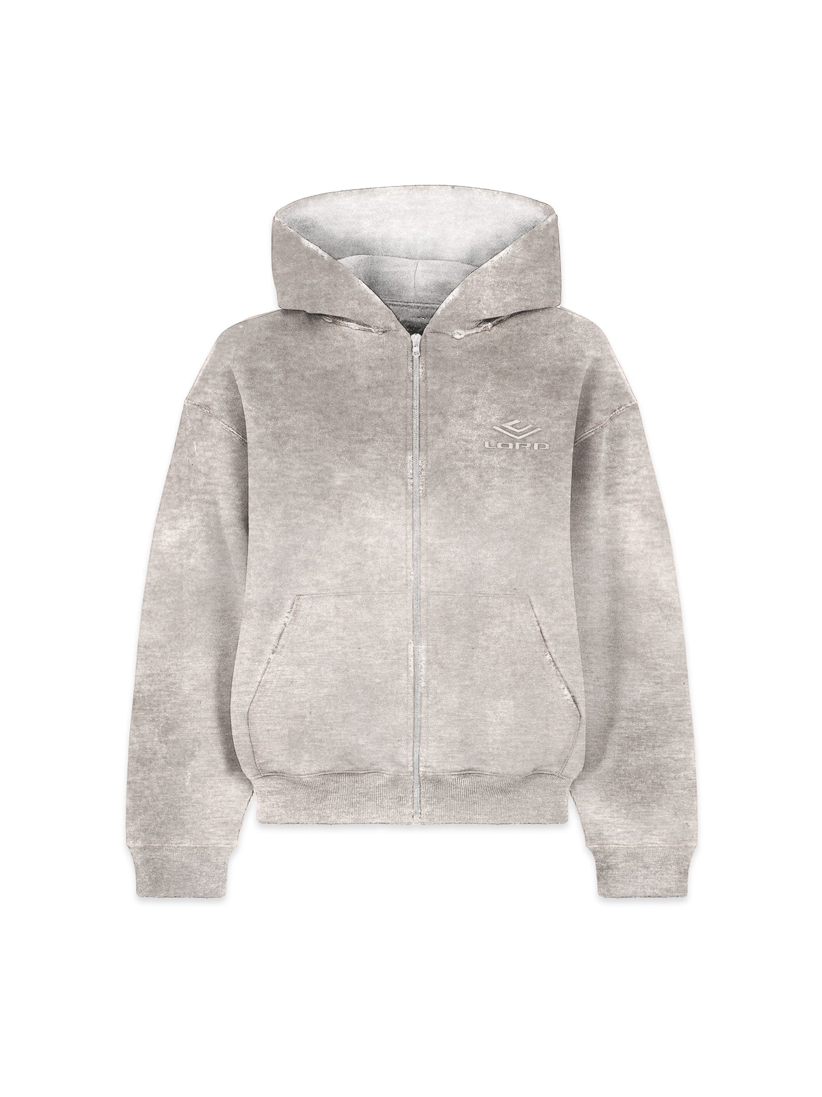 REPLICA ZIP-HOODIE - GRAY – LORD CULTURE