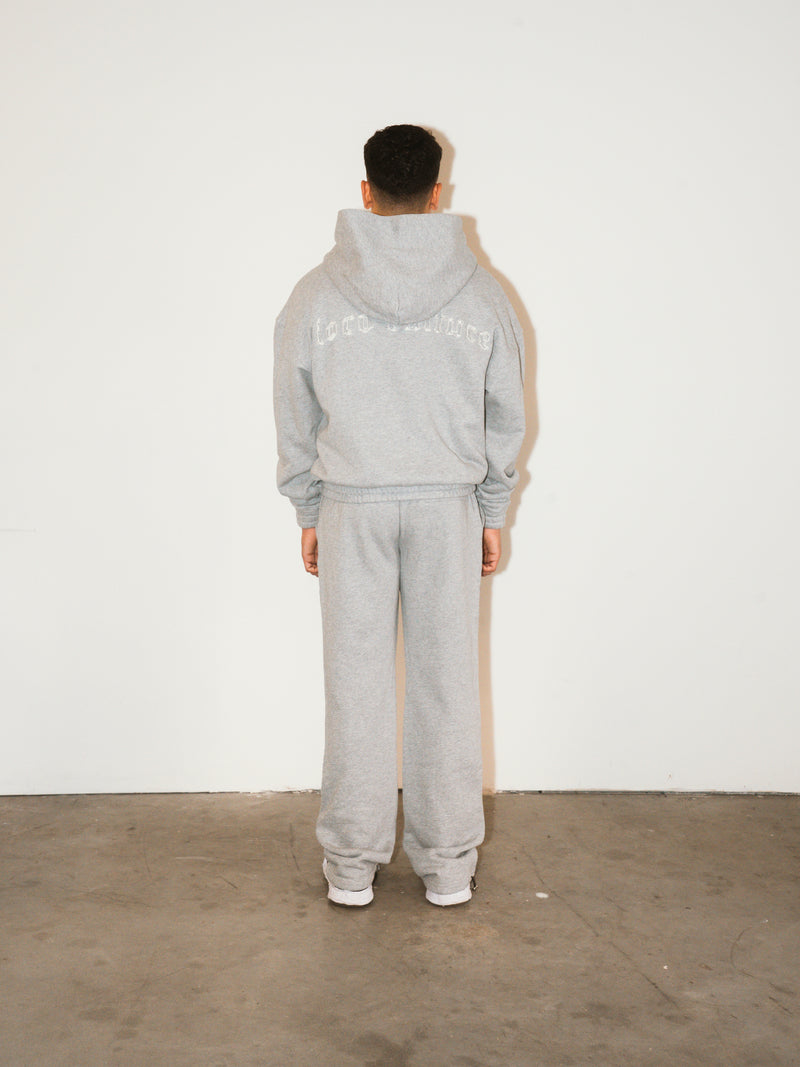 MONOGRAM SWEATPANTS - GRAY