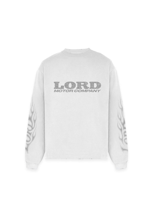 FLAME LONG SLEEVE - WHITE