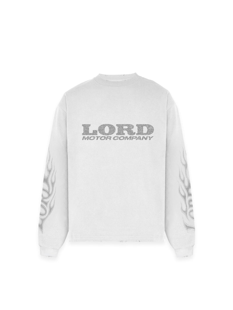 FLAME LONG SLEEVE - WHITE