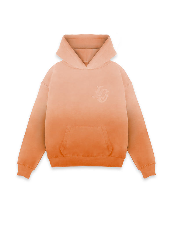 MONOGRAM HOODIE - ORANGE