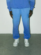 MONOGRAM SWEATPANTS - BLUE